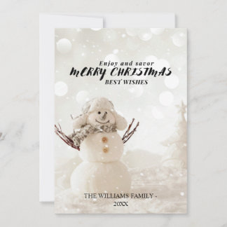 Festive,modern,cute christmas card  julkort