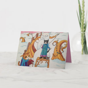 Festive Morgon Helgkort