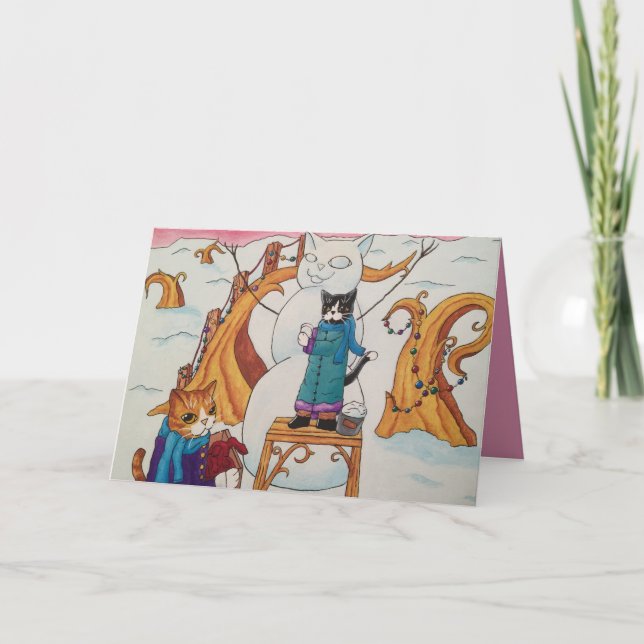 Festive Morgon Helgkort (Framsida)