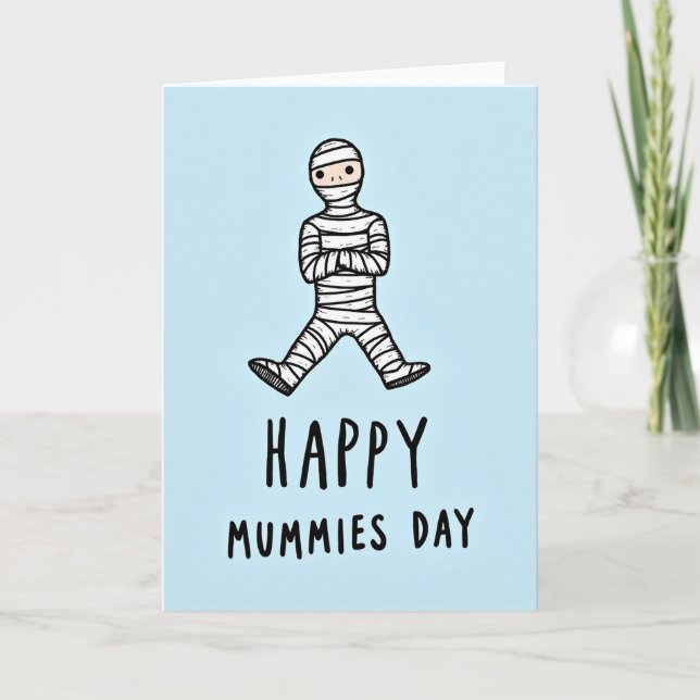 Festive Mummys Day Art Card Kort (Framsida)