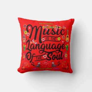 Festive Music Is The Language Of The Soul (RED) Kudde