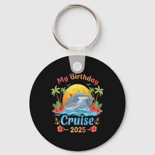 Festive My Birthday Cruise Frakt Party 2025 Manar, Nyckelring
