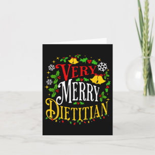 Festive Mycket Merry Dietitian jultemed Food Kort