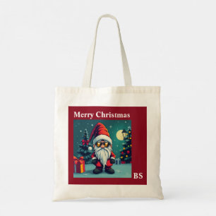Festive mysigt christmas gnome in Disguise Tygkasse