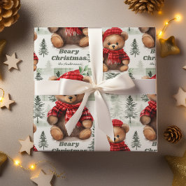 Festive Nalles Wrapping Papper Presentpapper