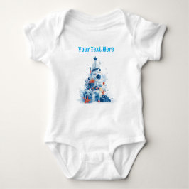 Festive Nautical Baby Bodykostym - Julvaktare T Shirt