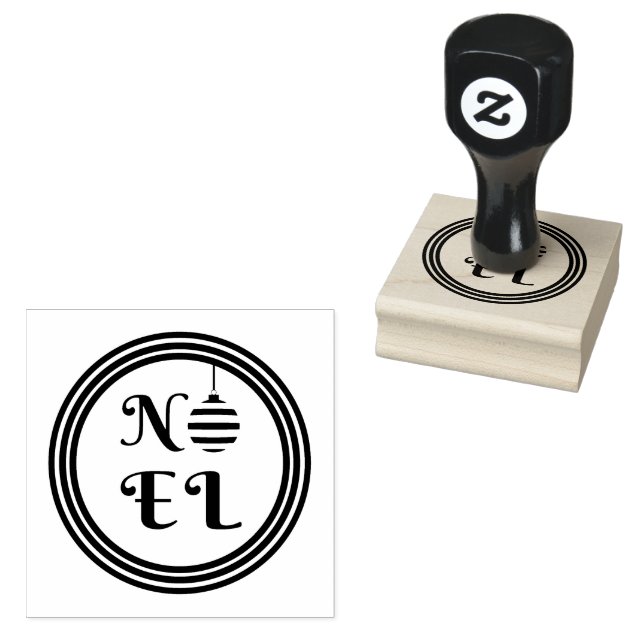 Festive Noel-jul Stämpel (Stämplad)