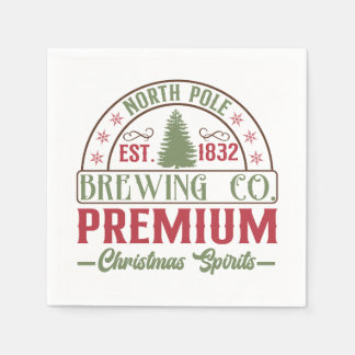Festive North Pole Brewing Company Pappersservett