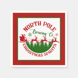 Festive North Pole Brewing Company Pappersservett
