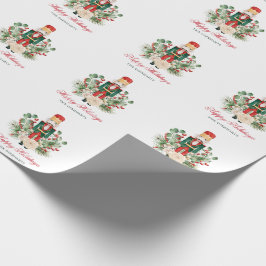 Festive Nutcracker Lycklig-Helgdagar Presentpapper