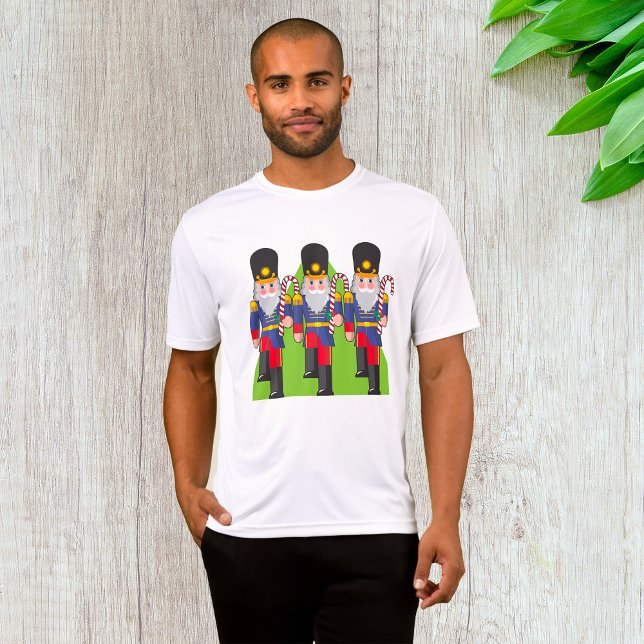 Festive Nutcracker Soldiers med Polkagrisar T Shirt (Skapare uppladdad)