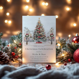 Festive Office Corporate jul Firande Inbjudningar