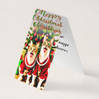 Festive Önskemål för Cat Lover Sister Merry Kort