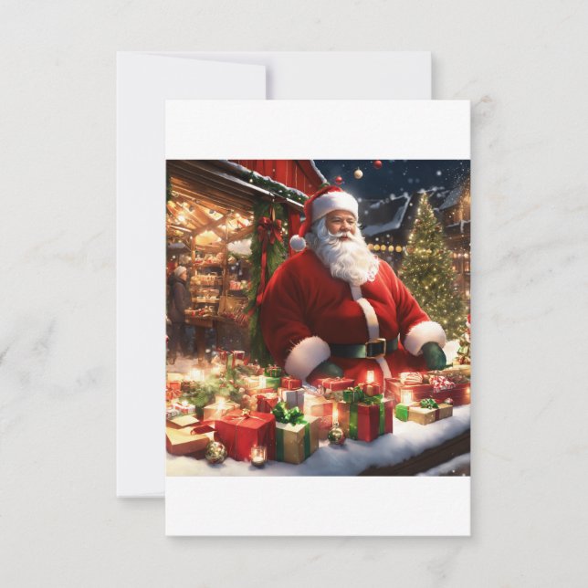 Festive Önskemål: Julkort Boutique Tack Kort (Framsida)