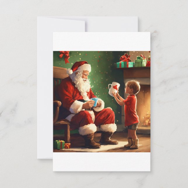 Festive Önskemål Studio Tack Kort (Framsida)