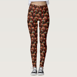 Festive Opulence - jul Baubles Leggings BGR