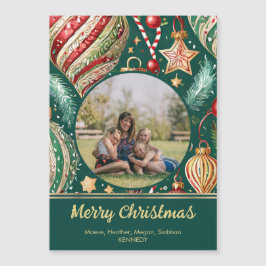 Festive Ornaments Photo Magnet