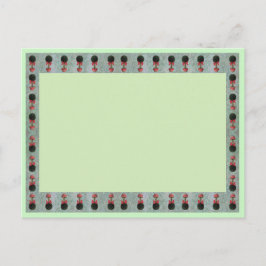 Festive Party/Event, bjudande vykort för inbjudan.