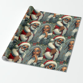 Festive Party Santa Presentpapper