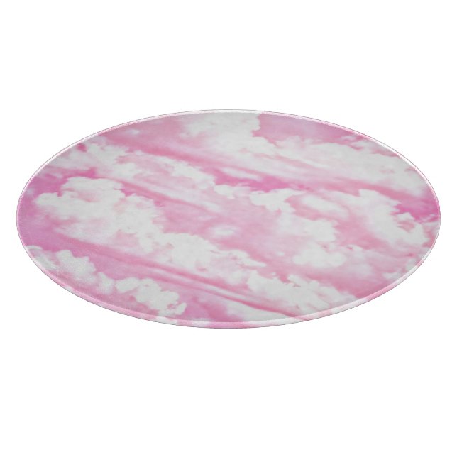 Festive Pastel Rosa lycklig Clouds (Hörn)