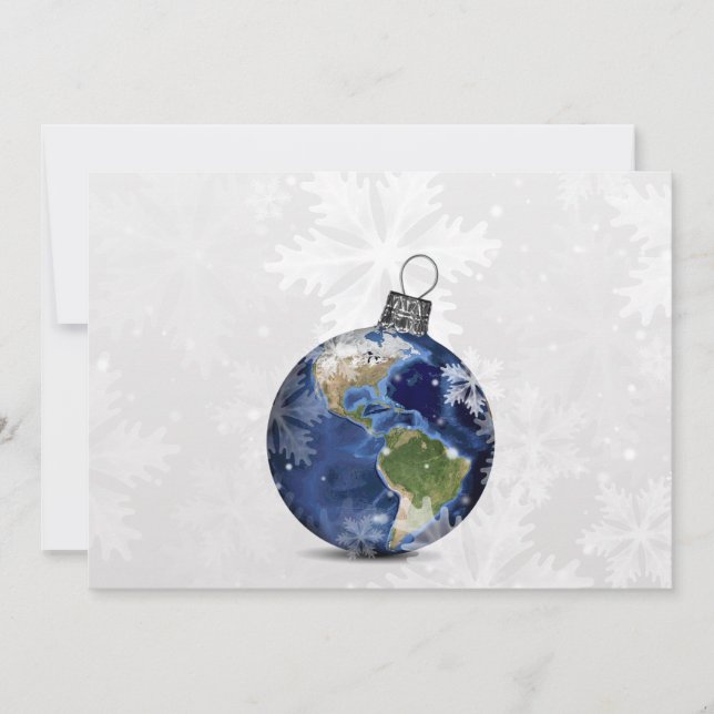 Festive Peace on Earth Business helgdagars-kort Julkort (Framsida)