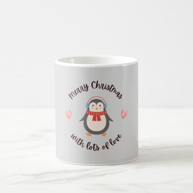 Festive Penguin Mugg: Sp din Helgdag Cheer med en Kaffemugg (Center)