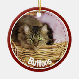 Festive Pet Photo 2021-jul Julgransprydnad Keramik