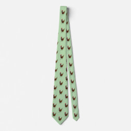 Festive Pheasant Christmas Tie, unique design      Slips
