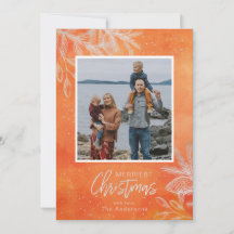 Festive Photo Merriest jul Snowflake