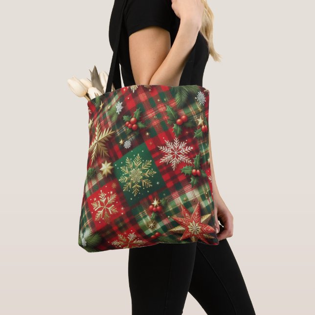 Festive Plaid  Tygkasse (Närbild)