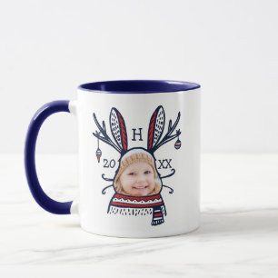 Festive Play Bunny Rabbit Character Photo Helgdag Mugg