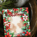 Festive Poinsettia och Holly Berries jul Anteckningsblock<br><div class="desc">Sprid helgdag munter med det här anpassadet, anteckningsblocket jul! Det är perfekten för personlig av meddelanden, anteckningar eller listor som har en framträdande gräns av pulserande poinsettier och lush grey. "God jul"-texten överst är helt och hållet anpassade, vilket gör att du kan lägga till dina egna semesterhälsningar eller familjens namn....</div>