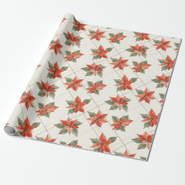 Festive Poinsettia och Play-julen Presentpapper
