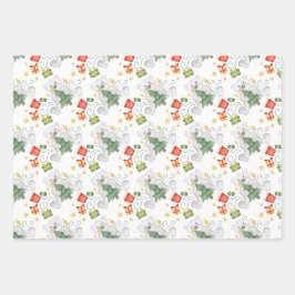 Festive Polar Bears jul Helgdag