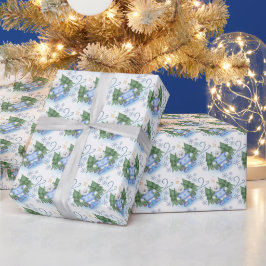 Festive Polar Bears jul Helgdag Presentpapper