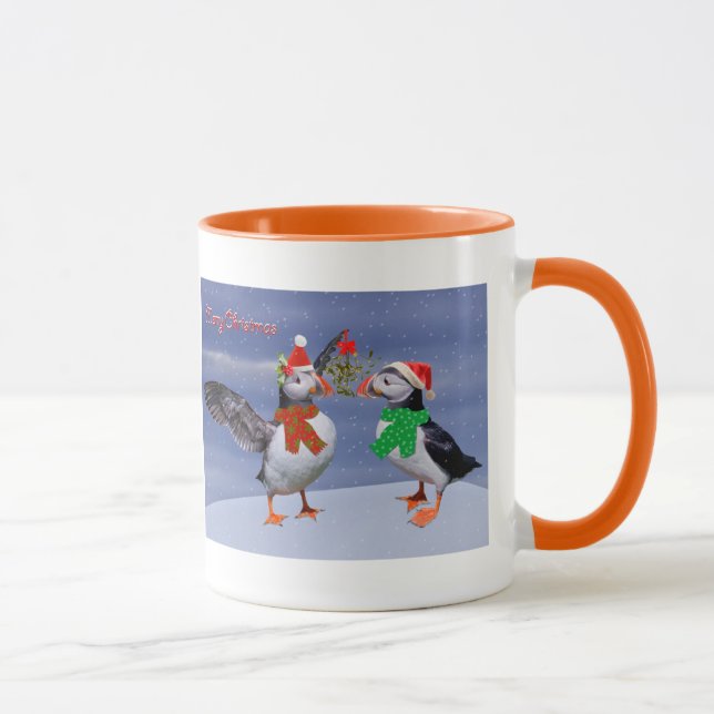 Festive Puffins Mugg (Höger)