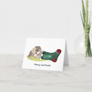 Festive Puppy Helgkort