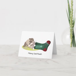 Festive Puppy Helgkort