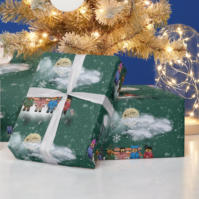 Festive Quintet-jul Presentpapper (Helgdagar)