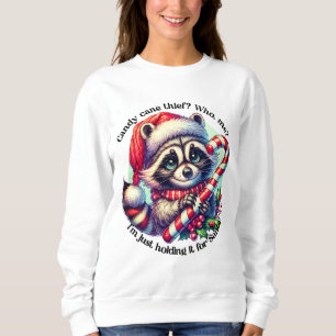 Festive raccoon-skjorta för jultuggare t shirt