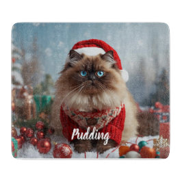 Festive Ragdoll Cat Christmas Personalized 
