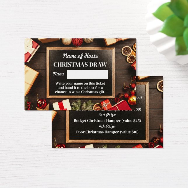 Festive Ram, Party Raffle Biljett (Skivbord)