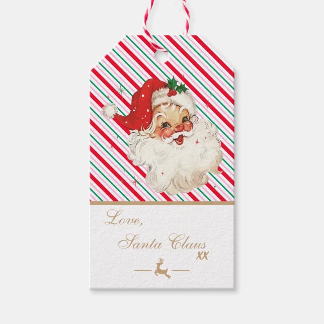 Festive Rand Brev från Santa Santa Presentetikett (Framsidan)