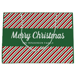 Festive Red and Grönt Rand God jul