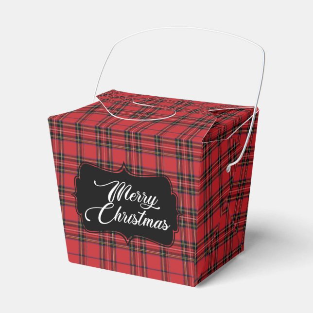 Festive Red & Black Play-julets favoritbox Presentaskar (Framsidan Sidan)