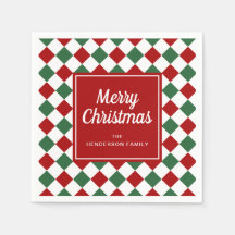 Festive Red Checked God jul