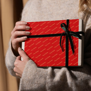 Festive Red God jul Presentpapper