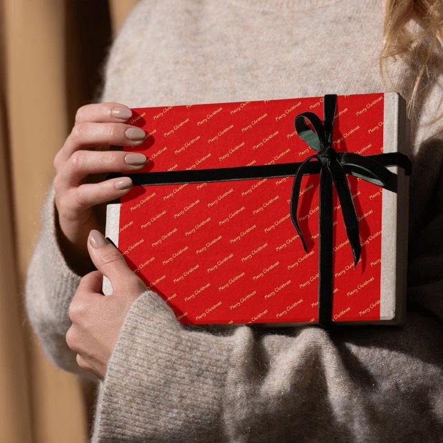 Festive Red God jul Presentpapper (Skapare uppladdad)