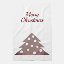 Festive Red Julgran Helgdag Kitchen Towel