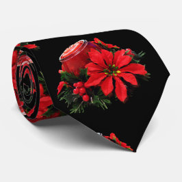 Festive Red-julljus, Holly och Poinsettia Slips